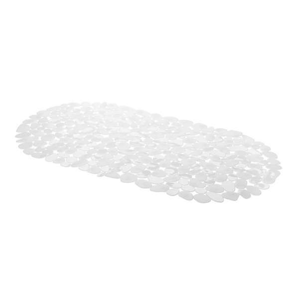 Mata łazienkowa PEBBLE 35x68cm biała